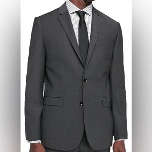 New men’s photographer fitted light grey blazer/jacket, size 38R